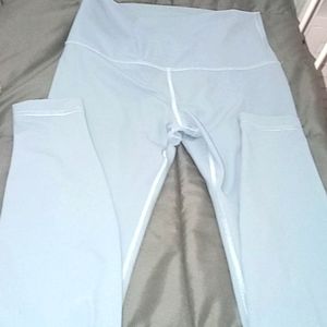 Lululemon tights, size 8, light blue